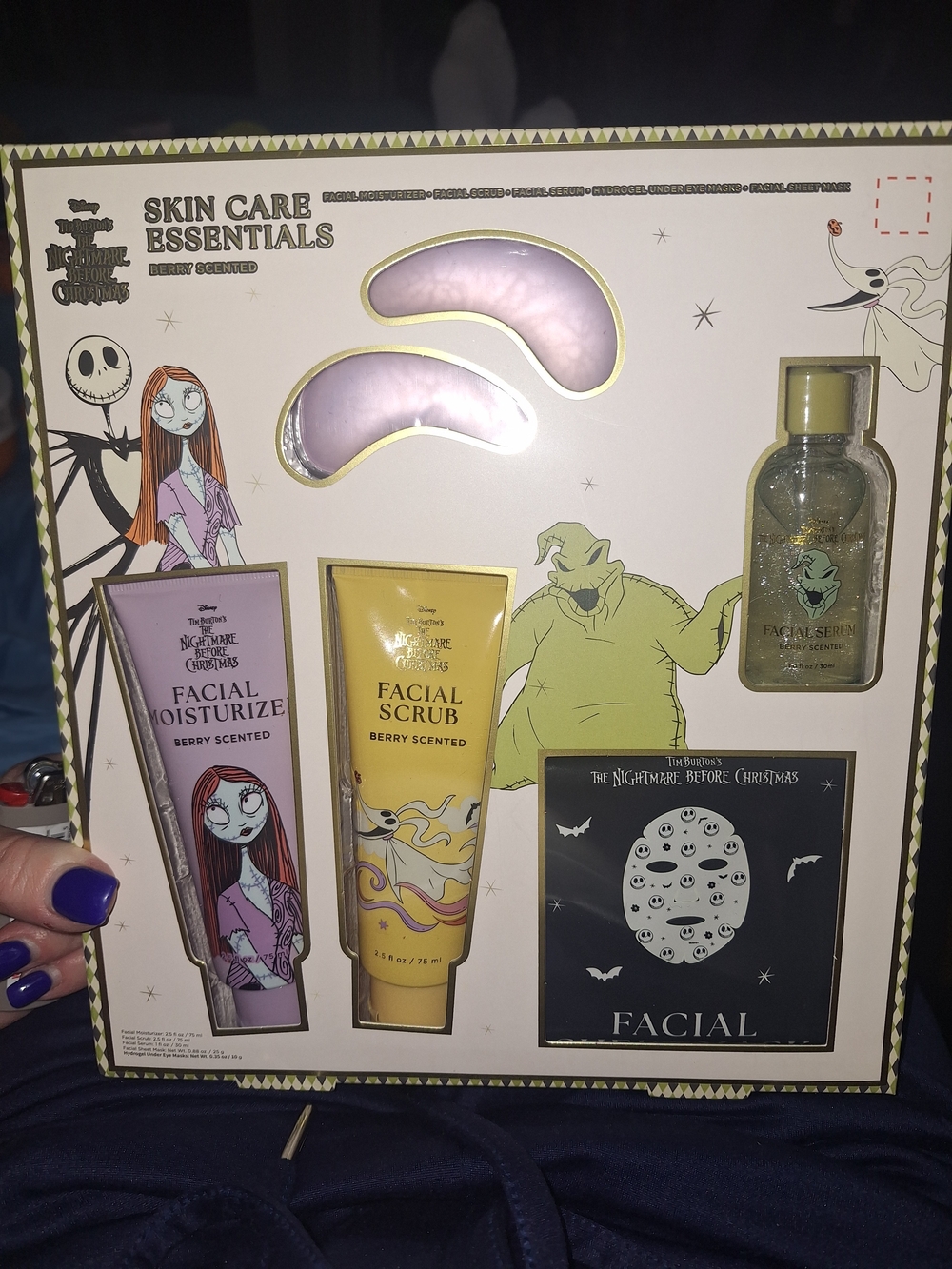 Disney The Nightmare Before Christmas Skincare Set - Purple & Yellow
